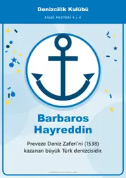 Denizcilik Kulübü Pano Şeridi ve 6 Bilgi Posteri (8 parça · 84 × 59 cm) — 15. sayfa