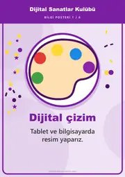 Dijital Sanatlar Kulübü Pano Şeridi ve 6 Bilgi Posteri (8 parça · 84 × 59 cm) — 10. sayfa