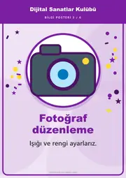 Dijital Sanatlar Kulübü Pano Şeridi ve 6 Bilgi Posteri (8 parça · 84 × 59 cm) — 12. sayfa