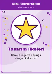 Dijital Sanatlar Kulübü Pano Şeridi ve 6 Bilgi Posteri (8 parça · 84 × 59 cm) — 14. sayfa