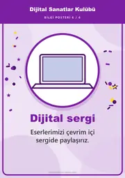 Dijital Sanatlar Kulübü Pano Şeridi ve 6 Bilgi Posteri (8 parça · 84 × 59 cm) — 15. sayfa