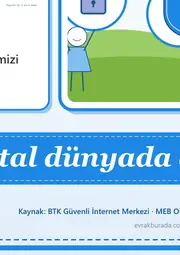 Dijital Vatandaşlık, Güvenli İnternet ve Sosyal Medya Kulübü Dev Panosu (12 parça · 84 × 89 cm) — 11. sayfa