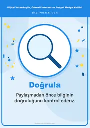Dijital Vatandaşlık, Güvenli İnternet ve Sosyal Medya Kulübü Pano Şeridi ve 6 Bilgi Posteri (8 parça · 84 × 59 cm) — 14. sayfa