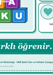 Disleksi Haftası ve Dünya Disleksi Günü Dev Panosu (12 parça · 84 × 89 cm) — 12. sayfa