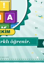 Disleksi Haftası ve Dünya Disleksi Günü Pano Şeridi ve 6 Bilgi Posteri (8 parça · 84 × 59 cm) — 8. sayfa