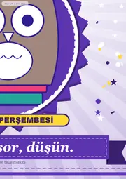 Dünya Felsefe Günü Pano Şeridi ve 6 Bilgi Posteri (8 parça · 84 × 59 cm) — 8. sayfa