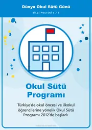 Dünya Okul Sütü Günü Pano Şeridi ve 6 Bilgi Posteri (8 parça · 84 × 59 cm) — 14. sayfa