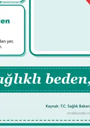 Dünya Sağlık Günü ve Sağlık Haftası Dev Panosu (12 parça · 84 × 89 cm) — 11. sayfa