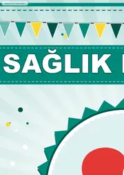 Dünya Sağlık Günü ve Sağlık Haftası Pano Şeridi ve 6 Bilgi Posteri (8 parça · 84 × 59 cm) — 3. sayfa