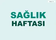 Dünya Sağlık Günü ve Sağlık Haftası Pano ve Etkinlik Paketi — 11. sayfa