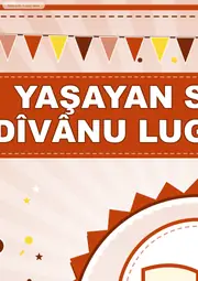 Dilimizin Zenginlikleri Ekim Panosu: Yaşayan Sözlük ve Dîvânu Lugâti’t-Türk — Pano Şeridi ve 6 Bilgi Posteri (8 parça) — 3. sayfa
