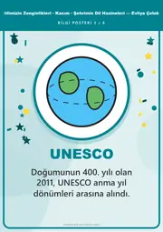 Dilimizin Zenginlikleri Kasım Panosu: Şehrimin Dil Hazineleri — Evliya Çelebi — Pano Şeridi ve 6 Bilgi Posteri (8 parça) — 12. sayfa
