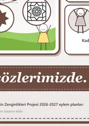 Dilimizin Zenginlikleri Aralık Panosu: Kadim Kelimeler — Dev Pano (12 parça · 84 × 89 cm) — 12. sayfa