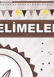 Dilimizin Zenginlikleri Aralık Panosu: Kadim Kelimeler — Pano Şeridi ve 6 Bilgi Posteri (8 parça) — 4. sayfa