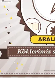 Dilimizin Zenginlikleri Aralık Panosu: Kadim Kelimeler — Pano Şeridi ve 6 Bilgi Posteri (8 parça) — 7. sayfa