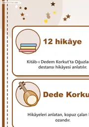 Dilimizin Zenginlikleri Ocak Panosu: Dede Korkut Hikâyeleri — Dev Pano (12 parça · 84 × 89 cm) — 6. sayfa