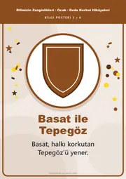 Dilimizin Zenginlikleri Ocak Panosu: Dede Korkut Hikâyeleri — Pano Şeridi ve 6 Bilgi Posteri (8 parça) — 12. sayfa