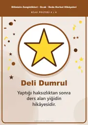 Dilimizin Zenginlikleri Ocak Panosu: Dede Korkut Hikâyeleri — Pano Şeridi ve 6 Bilgi Posteri (8 parça) — 13. sayfa