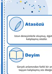 Dilimizin Zenginlikleri Şubat Panosu: Deyimler ve Atasözleri — Dev Pano (12 parça · 84 × 89 cm) — 6. sayfa