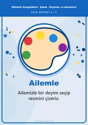 Dilimizin Zenginlikleri Şubat Panosu: Deyimler ve Atasözleri — Pano Şeridi ve 6 Bilgi Posteri (8 parça) — 15. sayfa