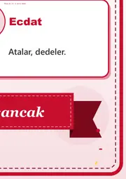 Dilimizin Zenginlikleri Mart Panosu: İstiklâl Marşı’nın Kelimeleri — Dev Pano (12 parça · 84 × 89 cm) — 13. sayfa