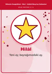 Dilimizin Zenginlikleri Mart Panosu: İstiklâl Marşı’nın Kelimeleri — Pano Şeridi ve 6 Bilgi Posteri (8 parça) — 14. sayfa