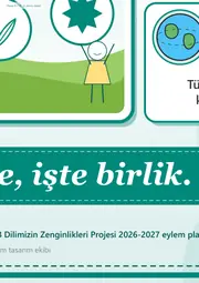 Dilimizin Zenginlikleri Nisan Panosu: Türk Dünyası Ortak Kelimeleri — Dev Pano (12 parça · 84 × 89 cm) — 12. sayfa