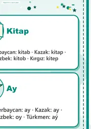 Dilimizin Zenginlikleri Nisan Panosu: Türk Dünyası Ortak Kelimeleri — Dev Pano (12 parça · 84 × 89 cm) — 9. sayfa