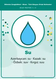 Dilimizin Zenginlikleri Nisan Panosu: Türk Dünyası Ortak Kelimeleri — Pano Şeridi ve 6 Bilgi Posteri (8 parça) — 10. sayfa