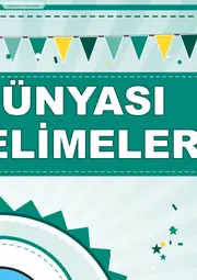 Dilimizin Zenginlikleri Nisan Panosu: Türk Dünyası Ortak Kelimeleri — Pano Şeridi ve 6 Bilgi Posteri (8 parça) — 4. sayfa