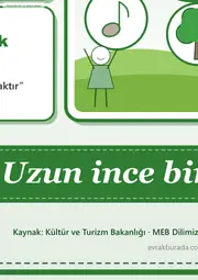 Dilimizin Zenginlikleri Mayıs Panosu: Türkülerimiz ve Âşık Veysel — Dev Pano (12 parça · 84 × 89 cm) — 11. sayfa