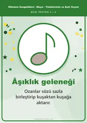 Dilimizin Zenginlikleri Mayıs Panosu: Türkülerimiz ve Âşık Veysel — Pano Şeridi ve 6 Bilgi Posteri (8 parça) — 13. sayfa