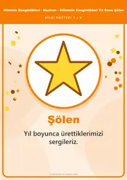 Dilimizin Zenginlikleri Haziran Panosu: Yıl Sonu Şöleni — Pano Şeridi ve 6 Bilgi Posteri (8 parça) — 10. sayfa