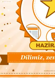 Dilimizin Zenginlikleri Haziran Panosu: Yıl Sonu Şöleni — Pano Şeridi ve 6 Bilgi Posteri (8 parça) — 7. sayfa