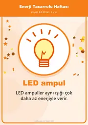 Enerji Tasarrufu Haftası Pano Şeridi ve 6 Bilgi Posteri (8 parça · 84 × 59 cm) — 12. sayfa