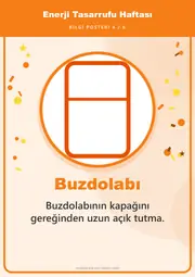 Enerji Tasarrufu Haftası Pano Şeridi ve 6 Bilgi Posteri (8 parça · 84 × 59 cm) — 13. sayfa