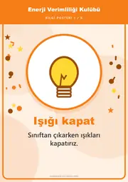 Enerji Verimliliği Kulübü Pano Şeridi ve 6 Bilgi Posteri (8 parça · 84 × 59 cm) — 10. sayfa