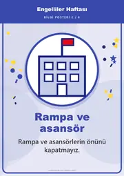 Engelliler Haftası Pano Şeridi ve 6 Bilgi Posteri (8 parça · 84 × 59 cm) — 11. sayfa