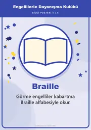 Engellilerle Dayanışma Kulübü Pano Şeridi ve 6 Bilgi Posteri (8 parça · 84 × 59 cm) — 13. sayfa