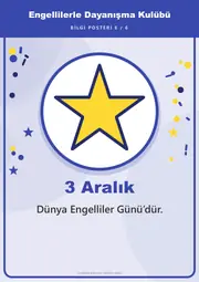 Engellilerle Dayanışma Kulübü Pano Şeridi ve 6 Bilgi Posteri (8 parça · 84 × 59 cm) — 15. sayfa
