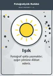 Fotoğrafçılık Kulübü Pano Şeridi ve 6 Bilgi Posteri (8 parça · 84 × 59 cm) — 10. sayfa