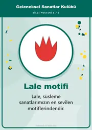 Geleneksel Sanatlar Kulübü Pano Şeridi ve 6 Bilgi Posteri (8 parça · 84 × 59 cm) — 14. sayfa
