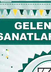 Geleneksel Sanatlar Kulübü Pano Şeridi ve 6 Bilgi Posteri (8 parça · 84 × 59 cm) — 3. sayfa
