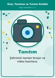 Gezi, Tanıtma ve Turizm Kulübü Pano Şeridi ve 6 Bilgi Posteri (8 parça · 84 × 59 cm) — 15. sayfa