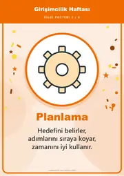 Girişimcilik Haftası Pano Şeridi ve 6 Bilgi Posteri (8 parça · 84 × 59 cm) — 12. sayfa