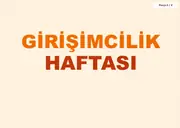 Girişimcilik Haftası Pano ve Etkinlik Paketi — 12. sayfa