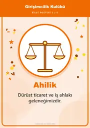 Girişimcilik Kulübü Pano Şeridi ve 6 Bilgi Posteri (8 parça · 84 × 59 cm) — 14. sayfa