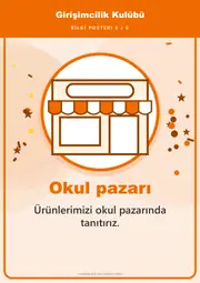 Girişimcilik Kulübü Pano Şeridi ve 6 Bilgi Posteri (8 parça · 84 × 59 cm) — 15. sayfa
