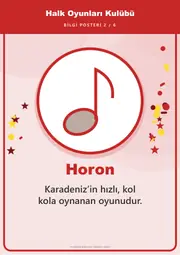 Halk Oyunları Kulübü Pano Şeridi ve 6 Bilgi Posteri (8 parça · 84 × 59 cm) — 11. sayfa