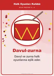Halk Oyunları Kulübü Pano Şeridi ve 6 Bilgi Posteri (8 parça · 84 × 59 cm) — 15. sayfa